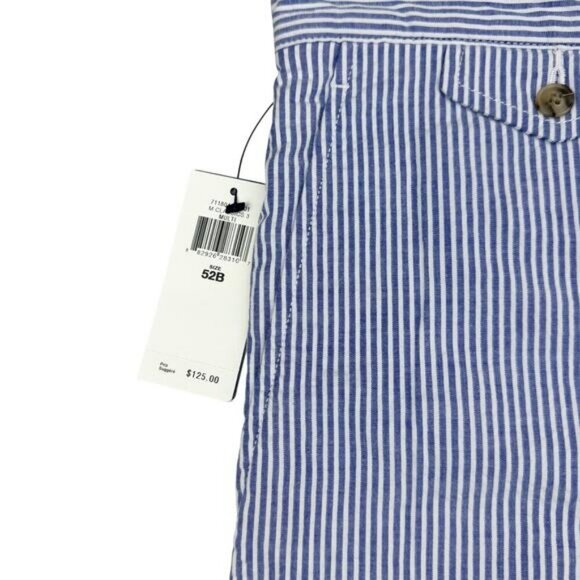 NWT POLO Ralph Lauren Men's 9" Striped Classic Fit Shorts Size 52 B Blue / White - Picture 5 of 9